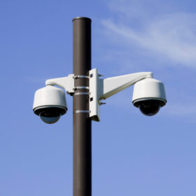 Round Steel Camera Poles