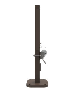 Mid Hinged Camera Pole with Winch Assembly