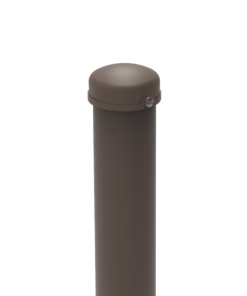 Round tapered aluminum pole cap