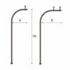 16 ft 4 and 6 ft extension arm. Camera Mounting Pole. CameraPoles.ORG